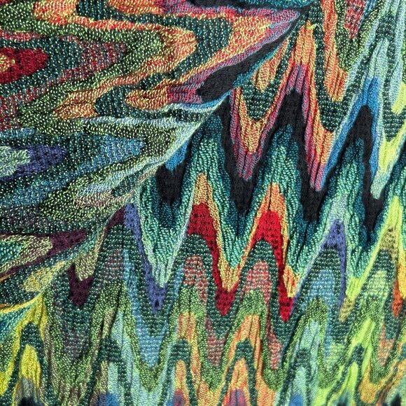 Funky chunky chevron multicolor scarf‎ - Picture 5 of 5